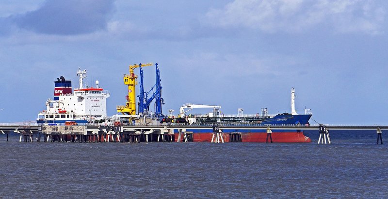 Representative image: crude oil tanker ship