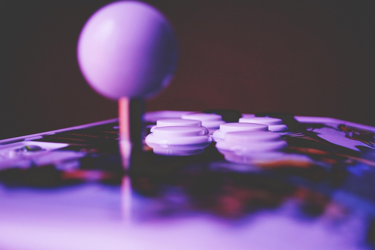 Representative image: arcade game joystick buttons