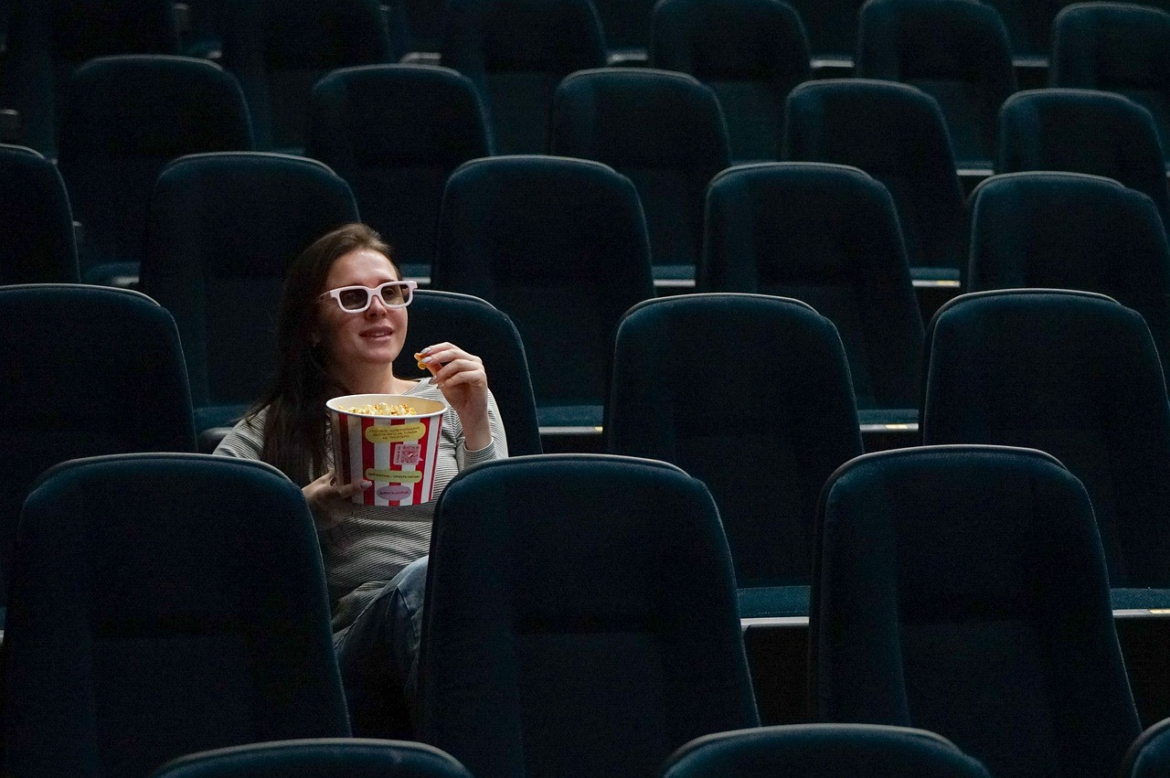 Representative image: cinema seats and screen