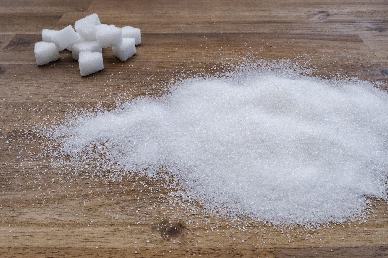 Representative image: sugar cubes white sugar