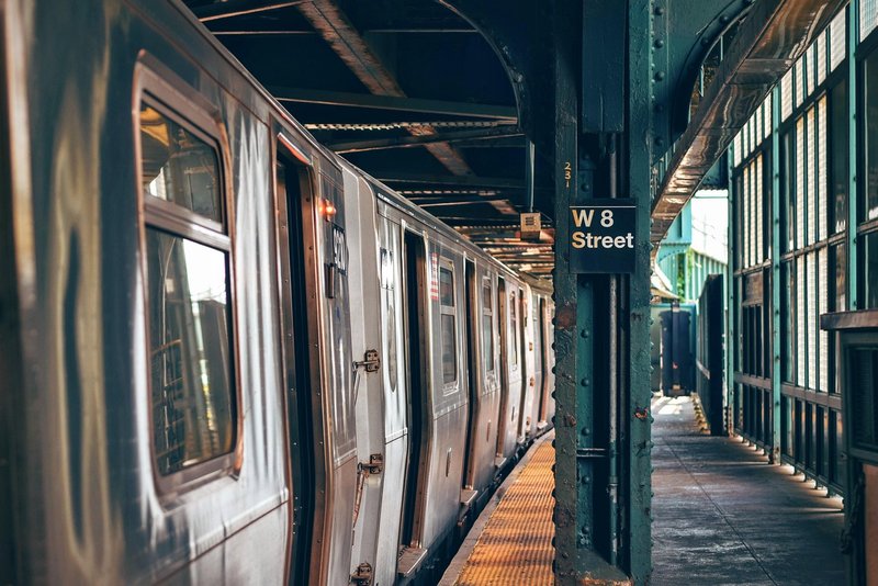 Representative image: metro train station