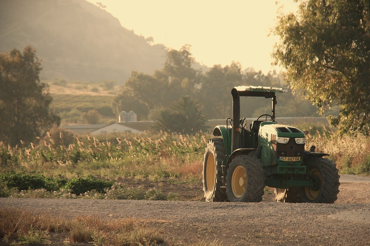 Representative image: tractor in farm field