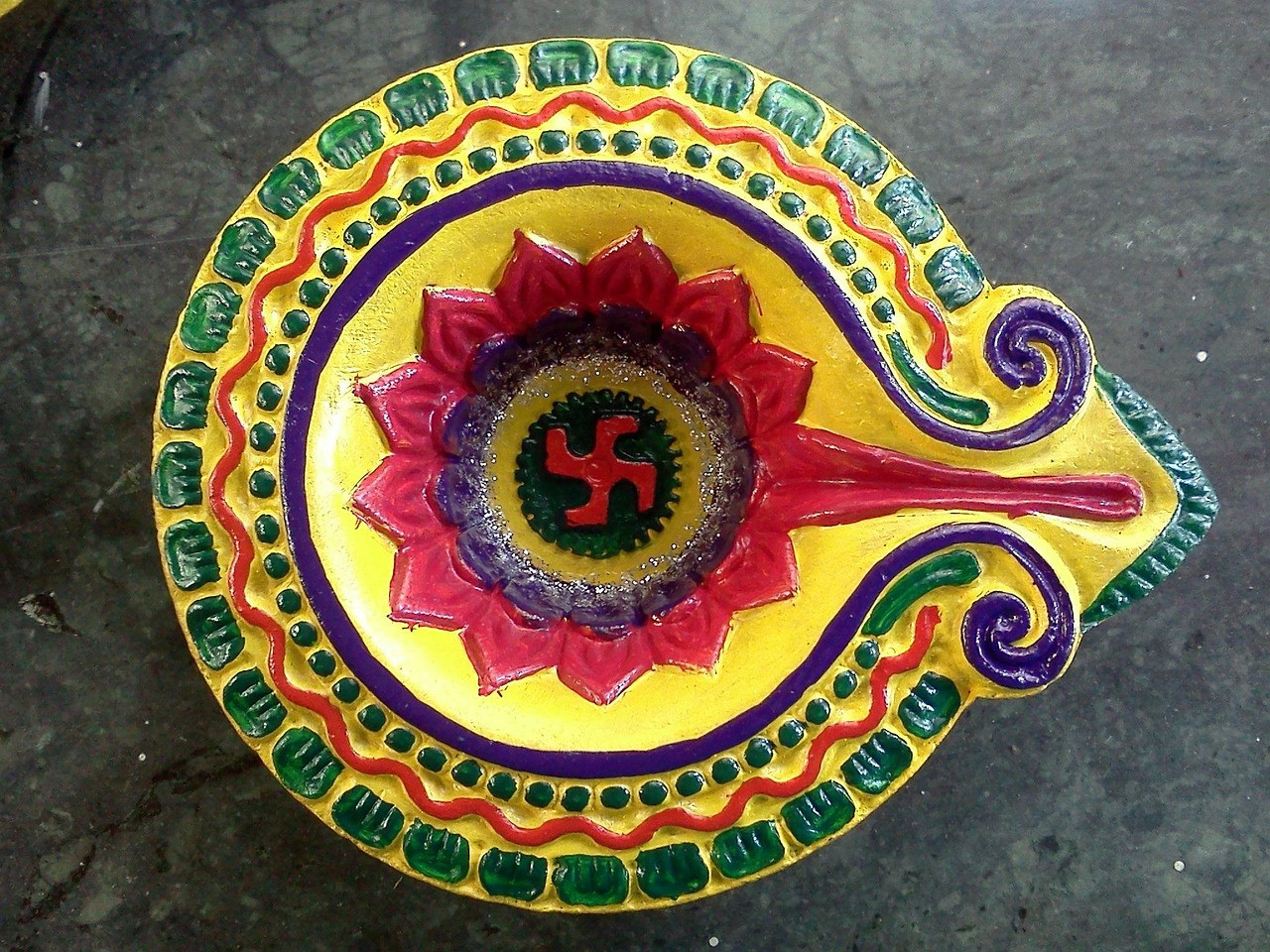 Representative image: diya oil lamps festival