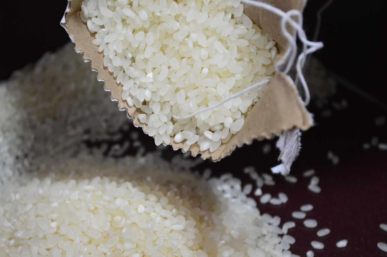 Representative image: rice grains in sack