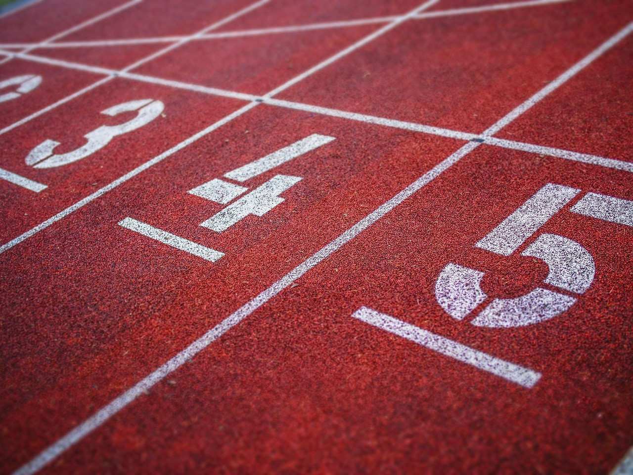 Representative image: running track lanes