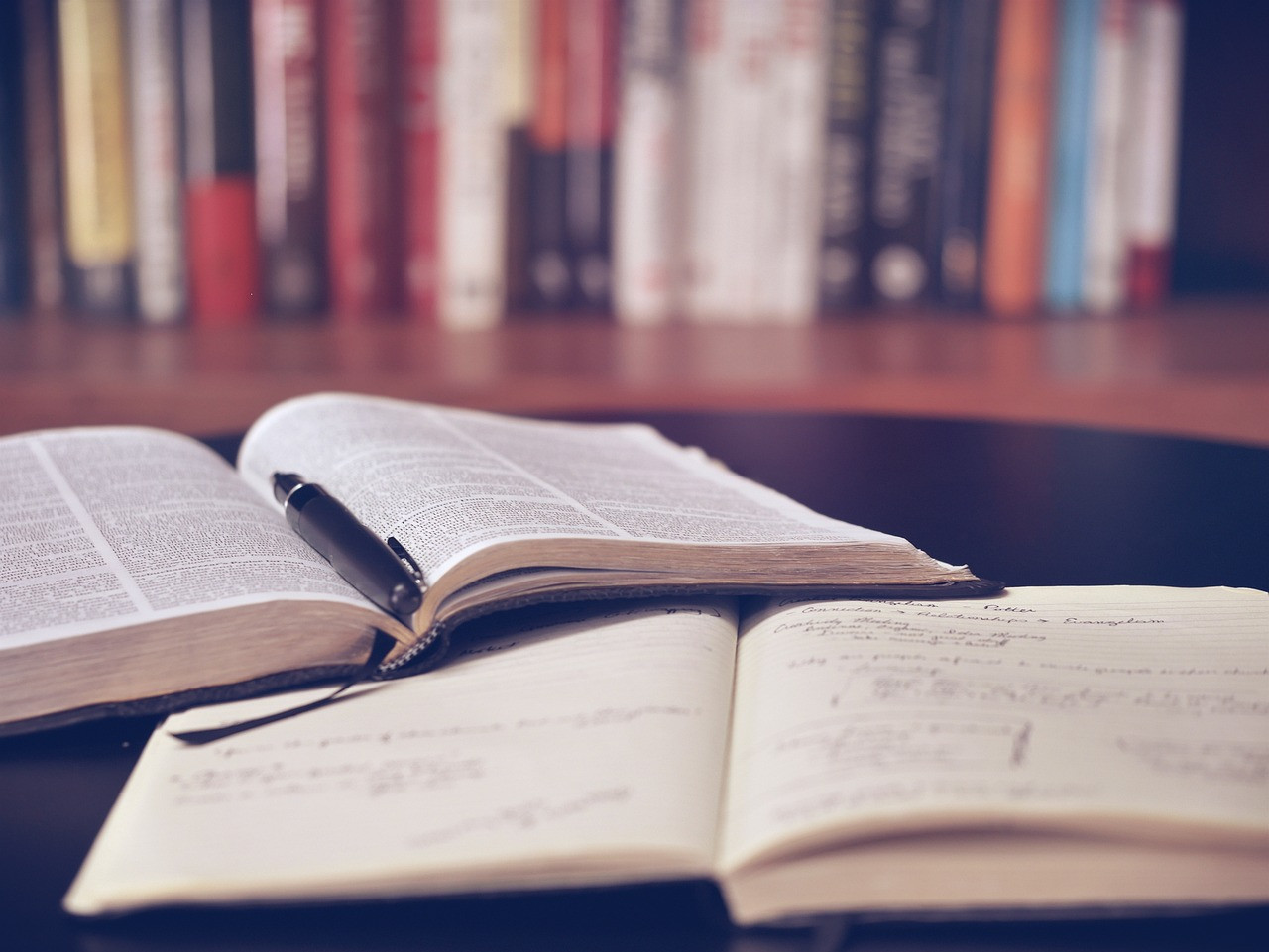 Representative image: handwritten notebook and old books