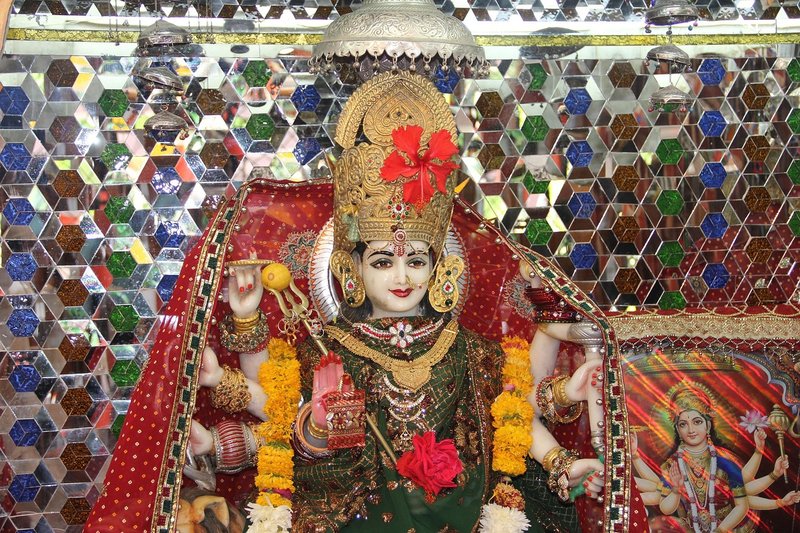 Tridhara Durga Puja turns 80 with 'Sur-Asur' theme and giant dragons at its gate