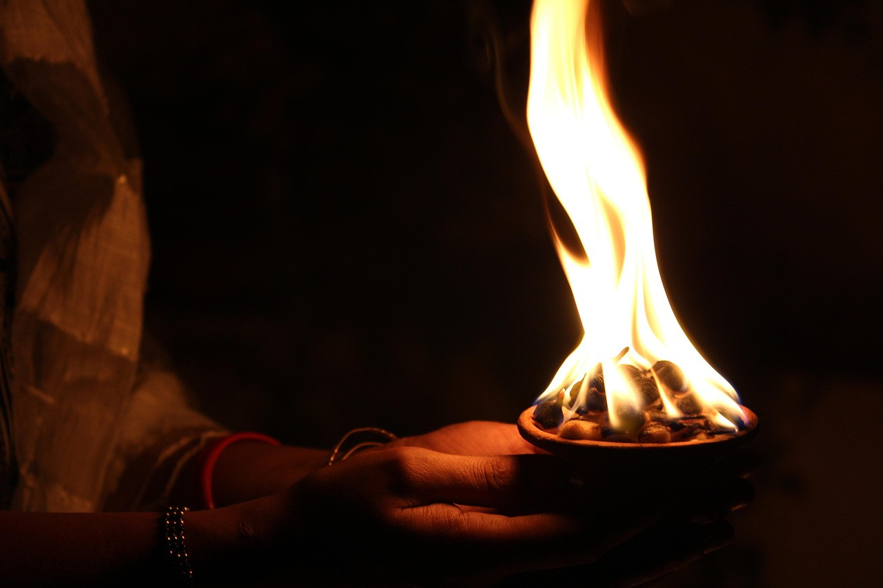 Representative image: diya oil lamps