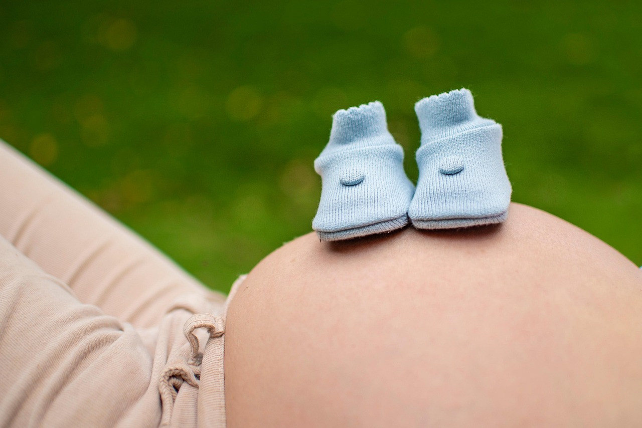 Representative image: pregnant woman belly