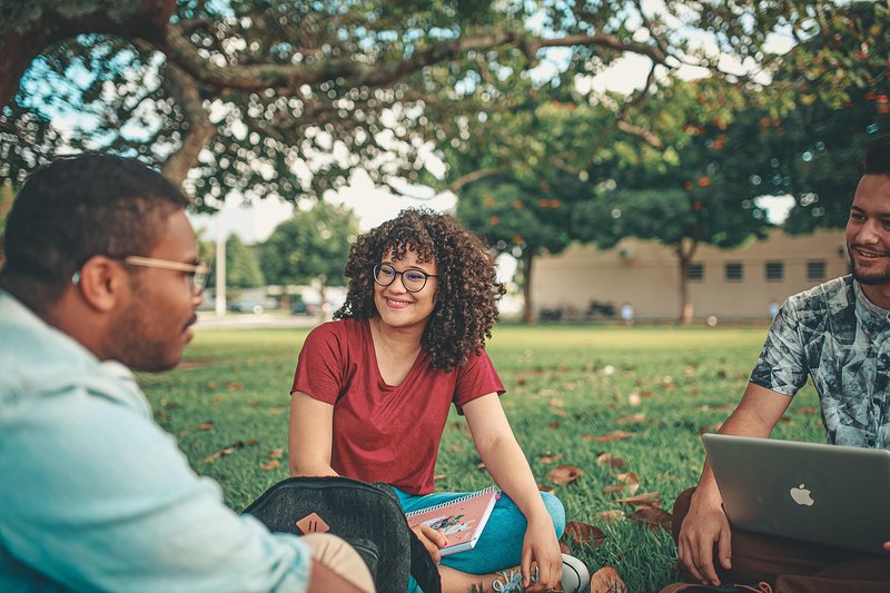 Representative image: university campus students