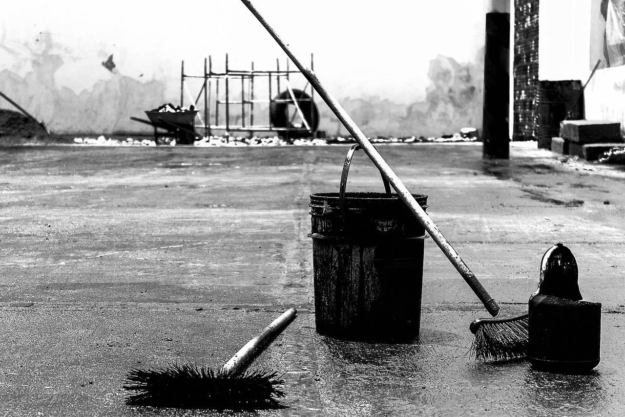 Representative image: mop and bucket