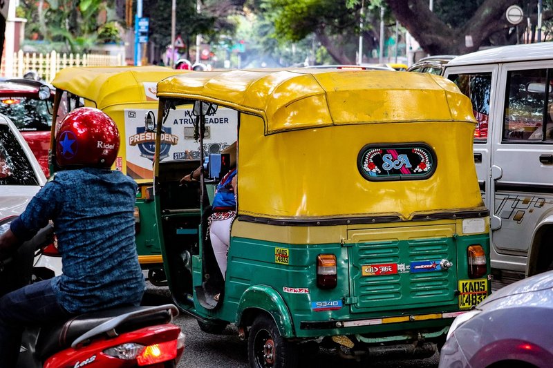 Representative image: traffic jam indian road