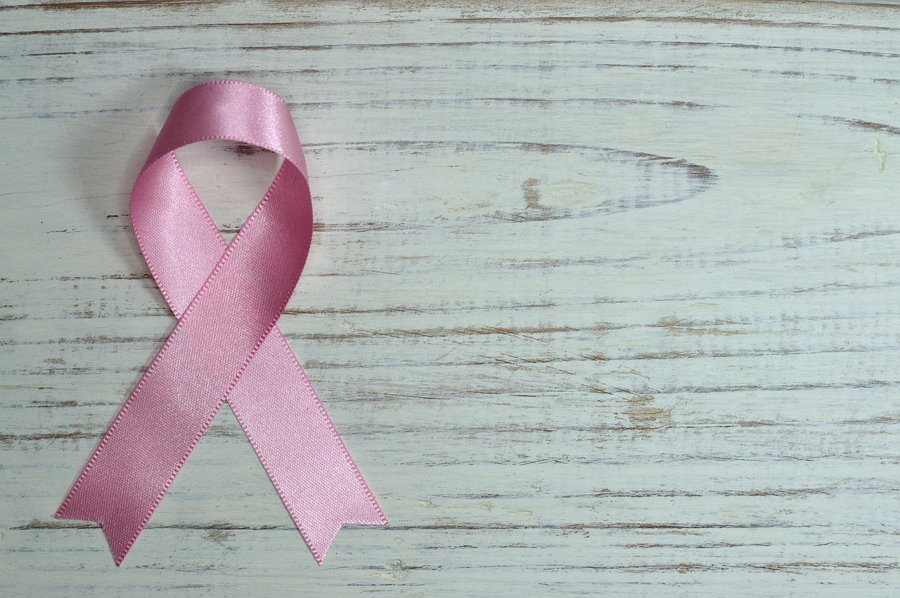 Representative image: pink ribbon breast cancer awareness