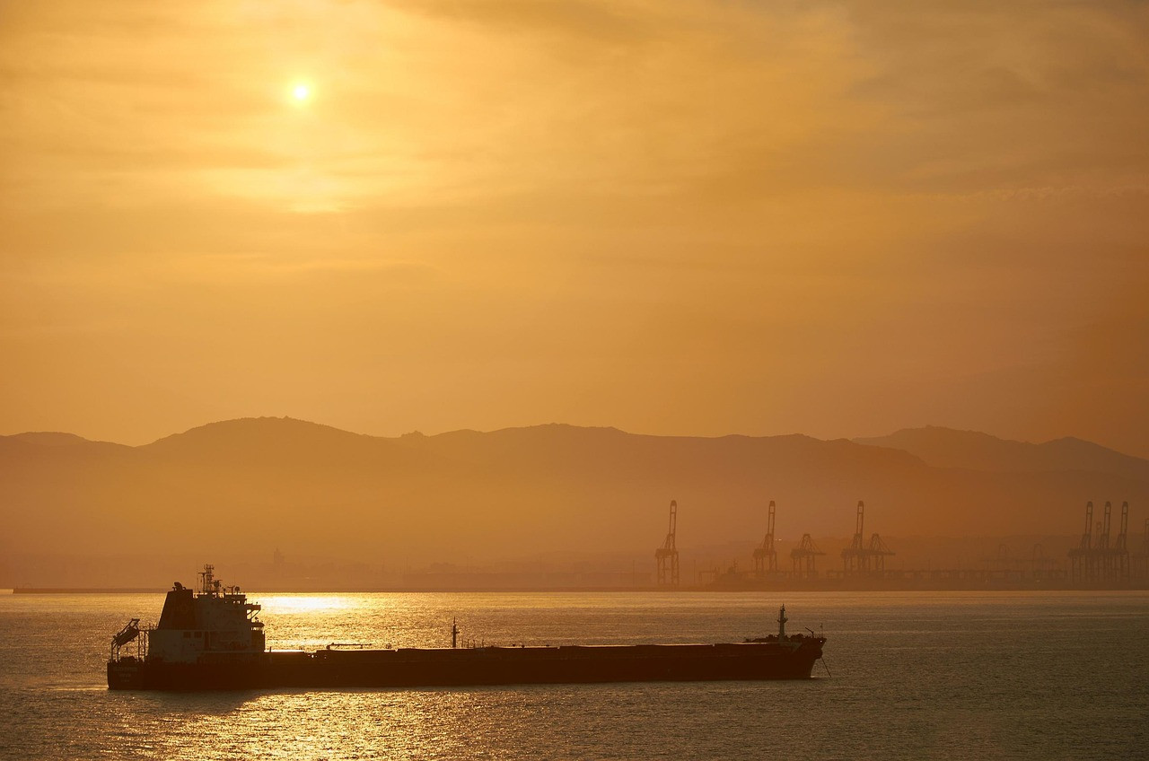 Representative image: oil tanker ship at port