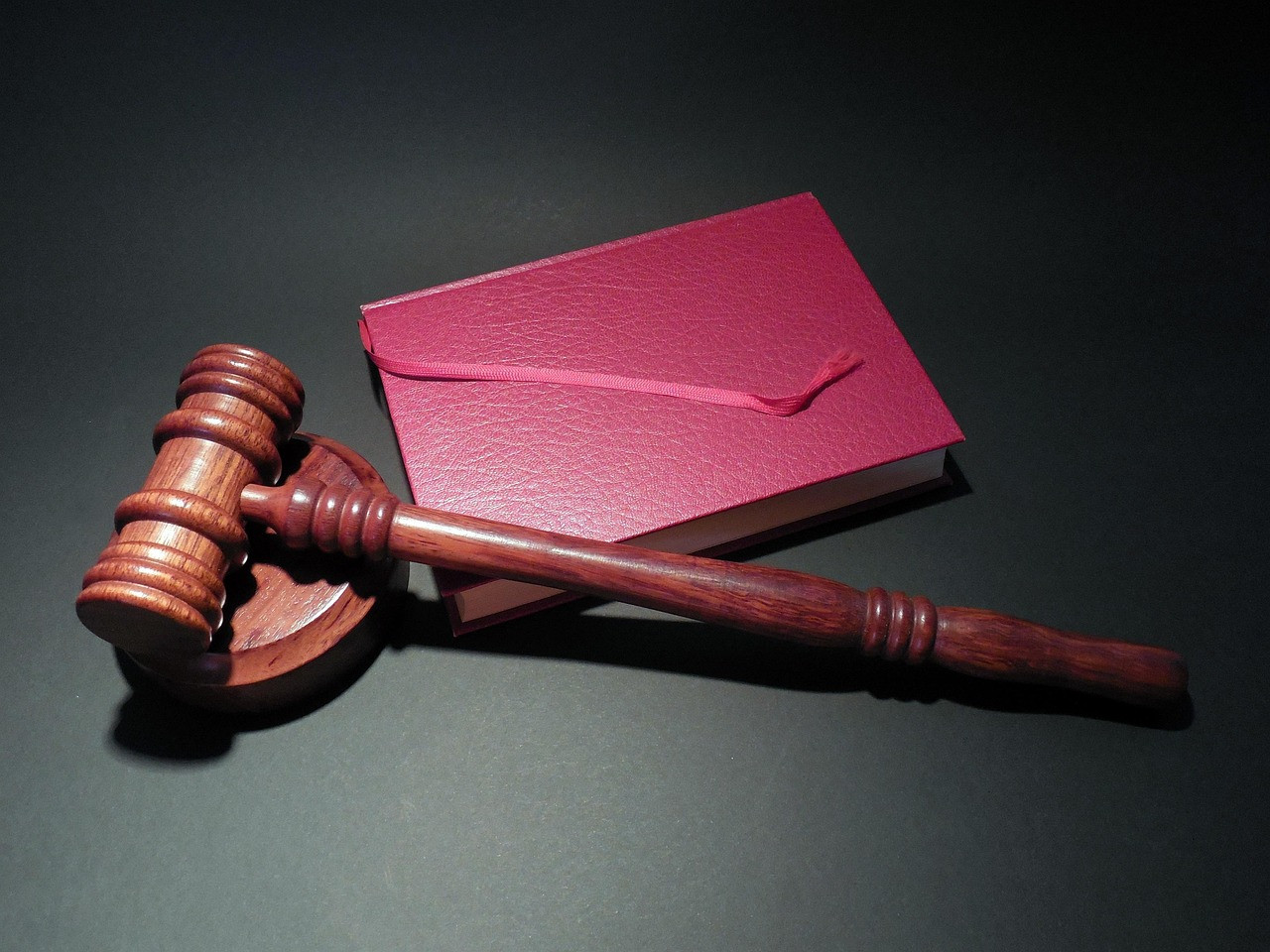 Representative image: wooden gavel desk