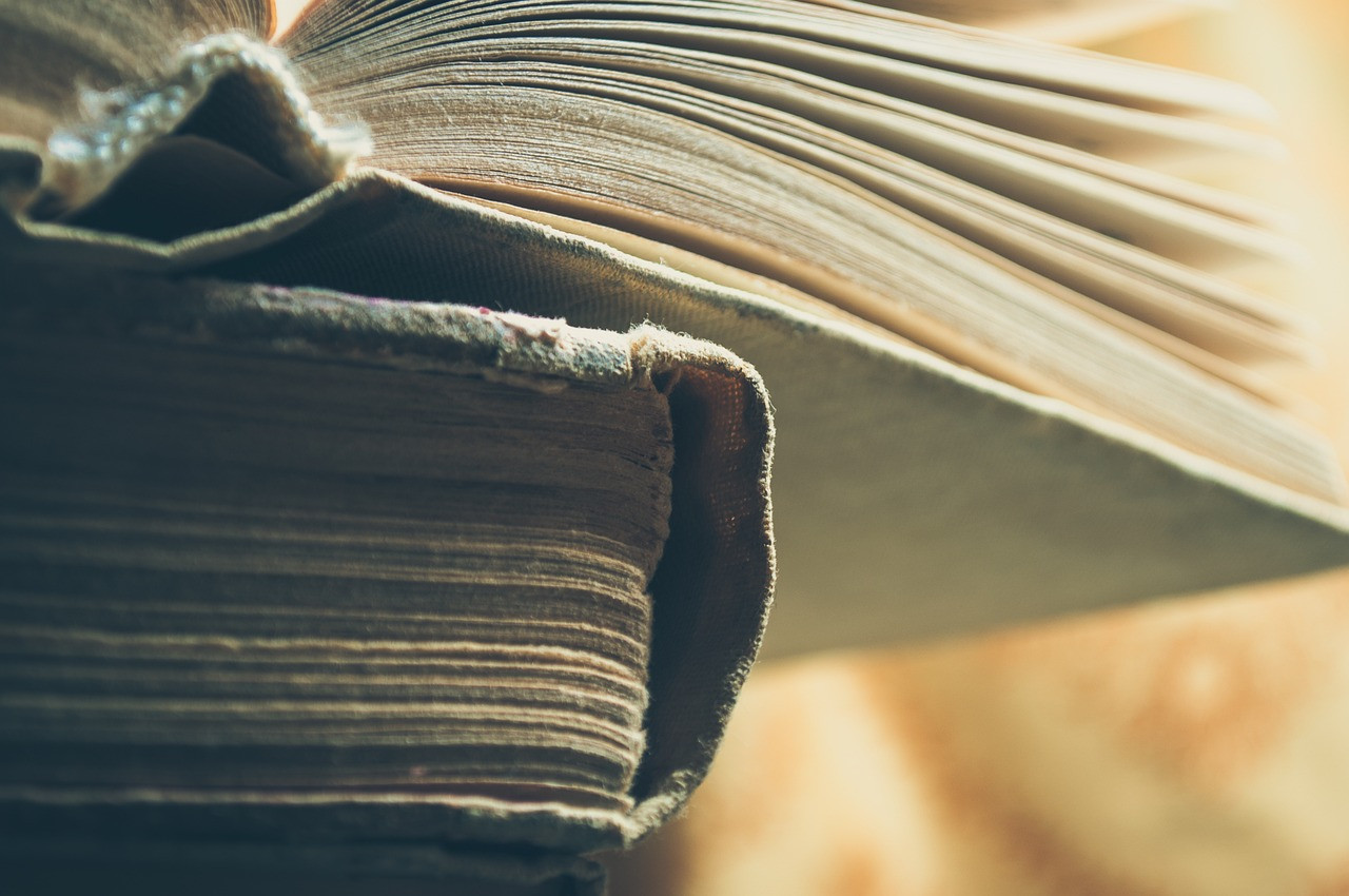 Representative image: stack of old books