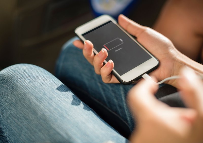 Representative image: smartphone battery charging