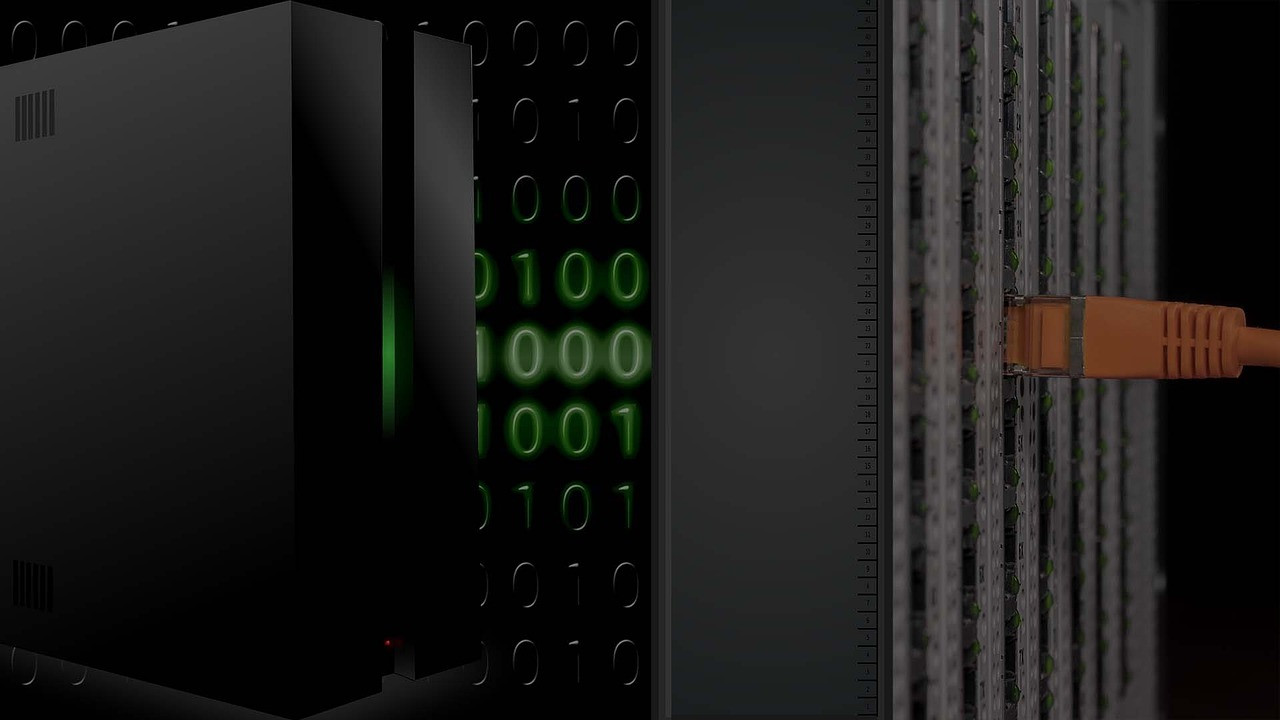 Representative image: network cables server