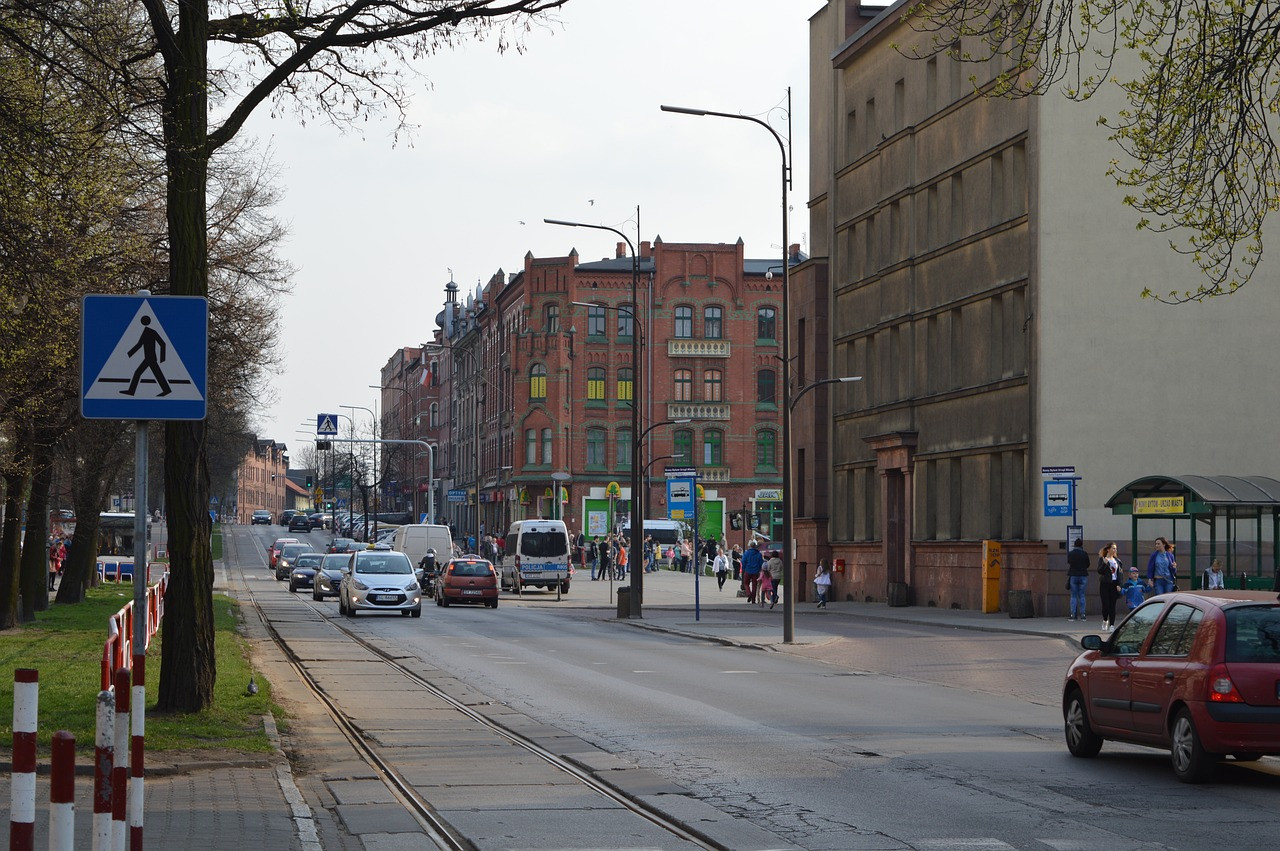 Representative image: car on city road