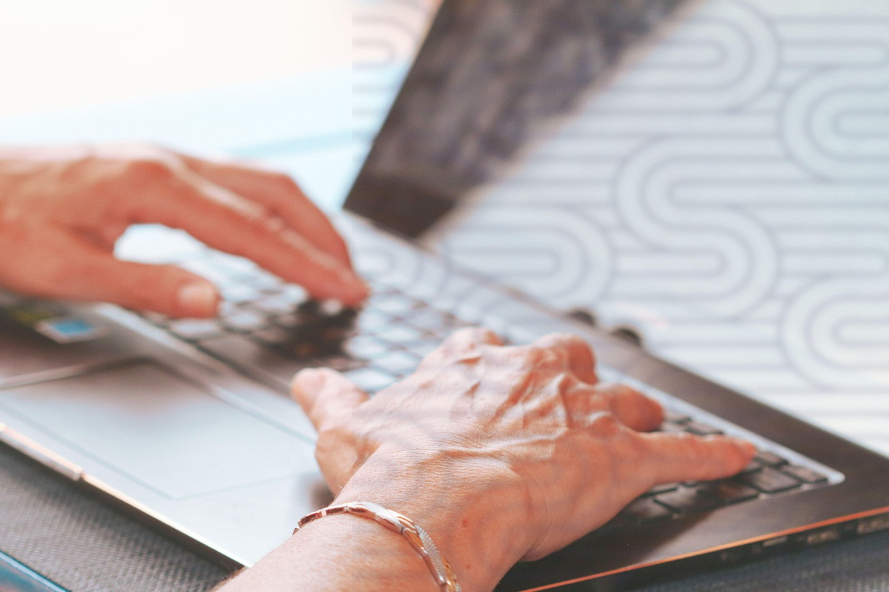 Representative image: hands typing on keyboard
