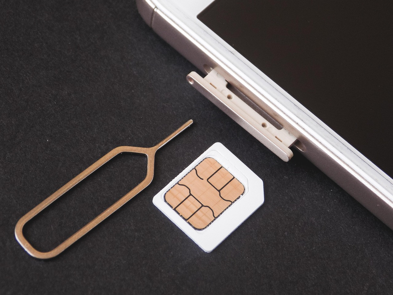 Representative image: smartphone sim card tray