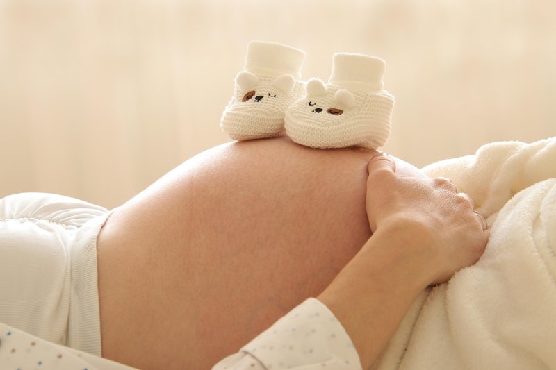 Representative image: pregnant woman resting at home