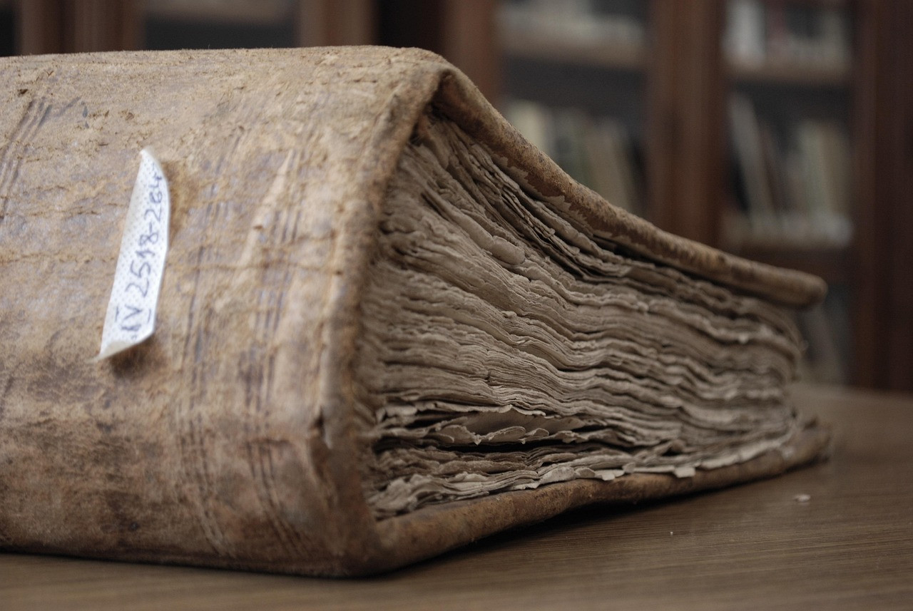 Representative image: ancient manuscript pages