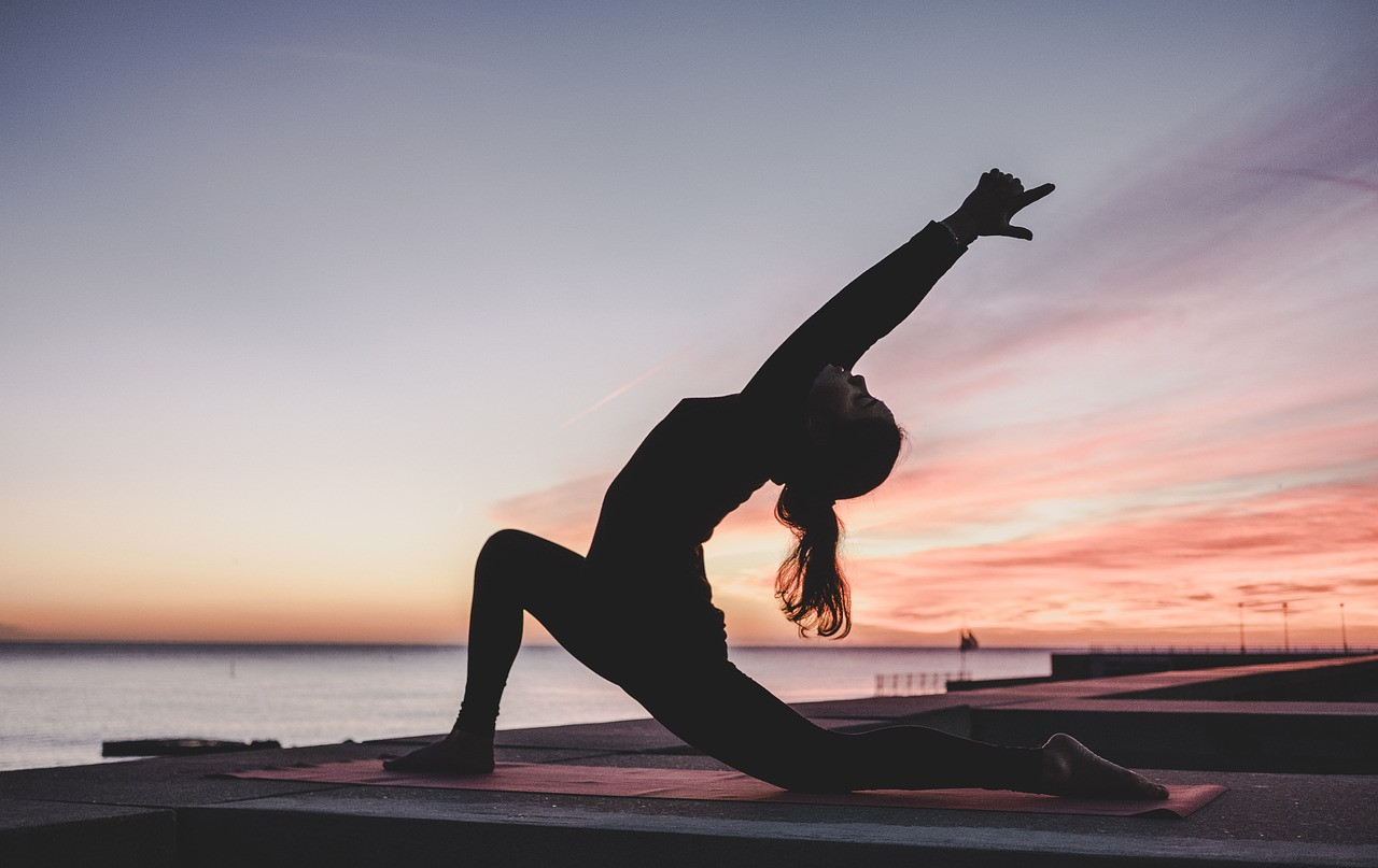 Representative image: yoga mat meditation pose