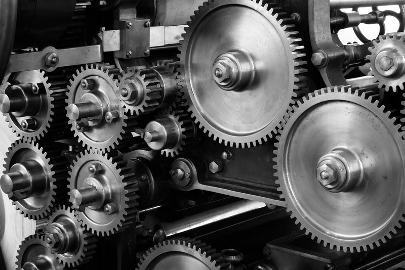 Representative image: factory workers machining metal parts