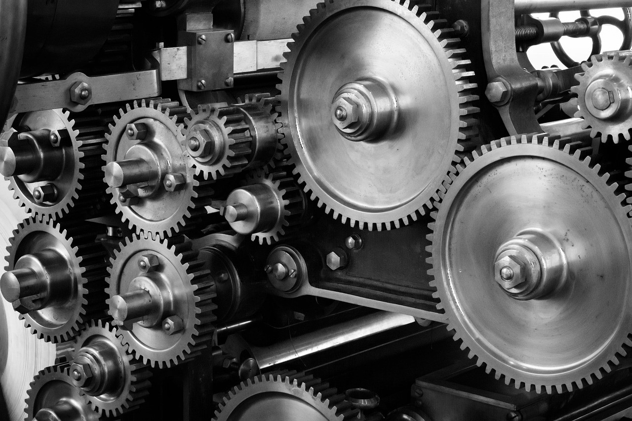 Representative image: factory workers machining metal parts